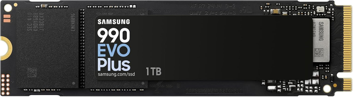 Samsung 1TB 990 EVO PLUS MZ-V9S1T0BW 7150-6300 MB-sn PCIe NVMe M.2 SSD Disk