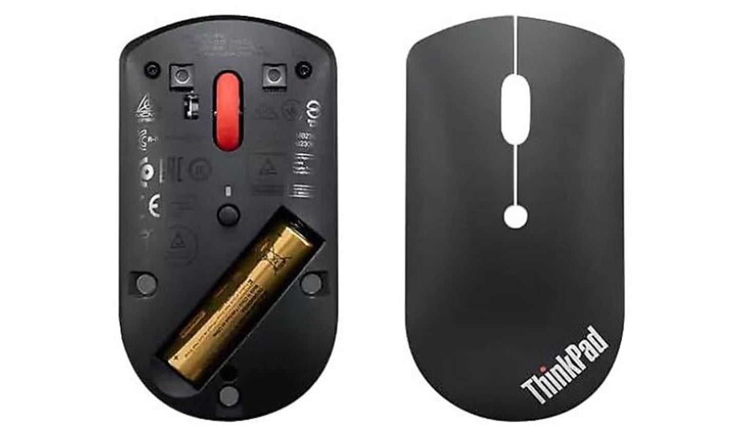 lenovo 4Y51D20848 ThinkPad USB-C Wireless Compact Mouse 2.4 GHz (800 DPI,1600 DPI,2400 DPI)