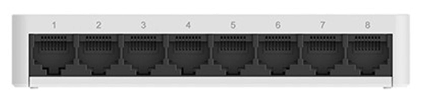 Ruijie Reyee RG-ES08F 8 Portlu, 10-100 Fast Ethernet Tak Çalıştır Switch Plastik Kasa
