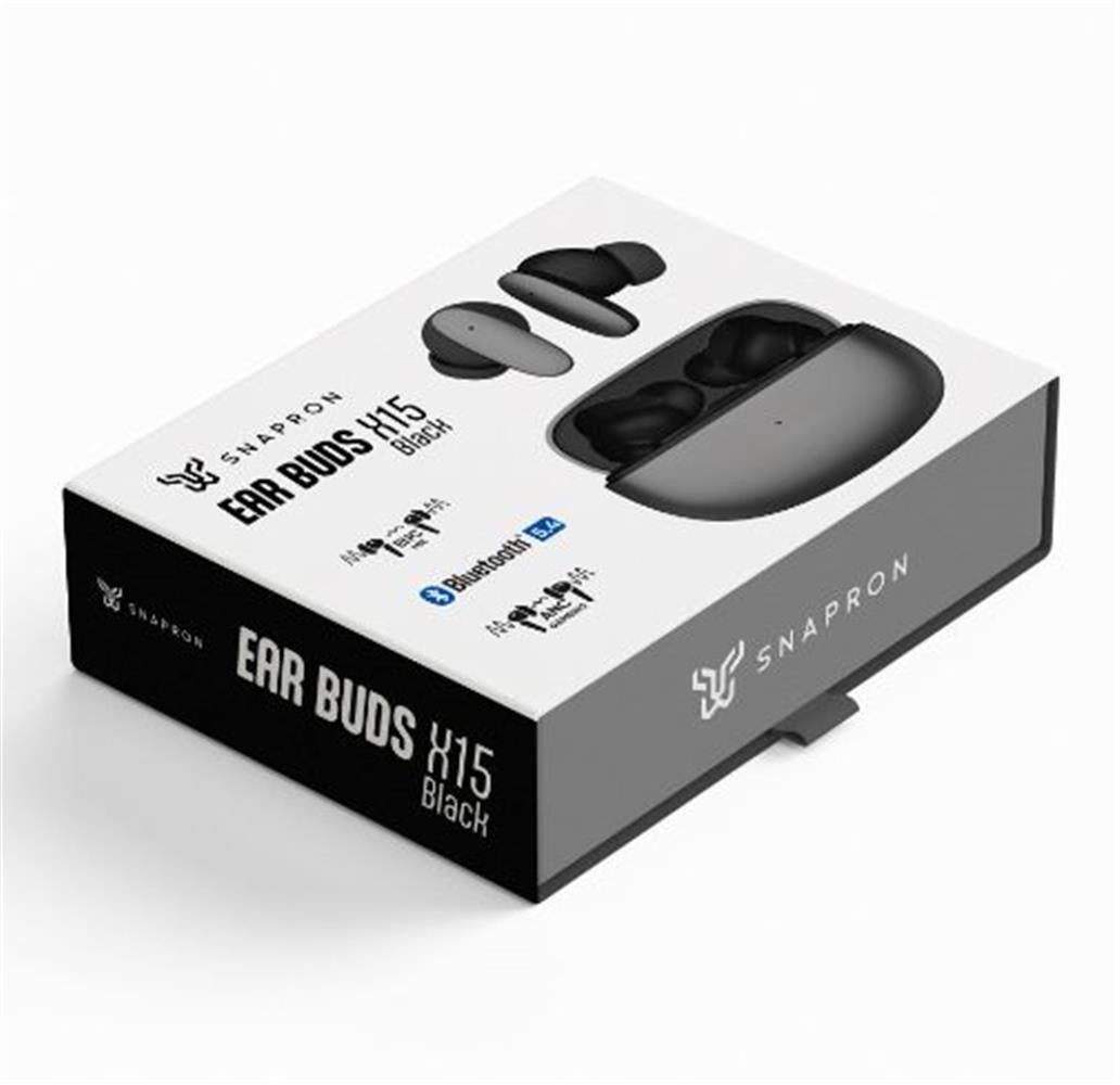 Snapron SNK-9004 Anc & Enc Kablosuz Bluetooth 5.4 Kulaki·çi· Kulaklik Si·yah