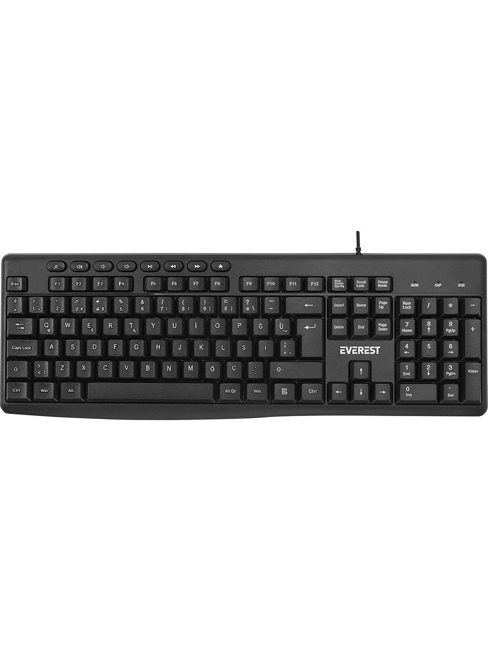 Everest KB-619 Q Kablolu Klavye