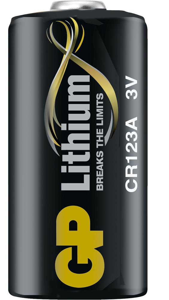 GP CR123A 3V Lityum Tekli Paket Pil (GPCR123A-U1) Fotoğraf Makinesi Pili