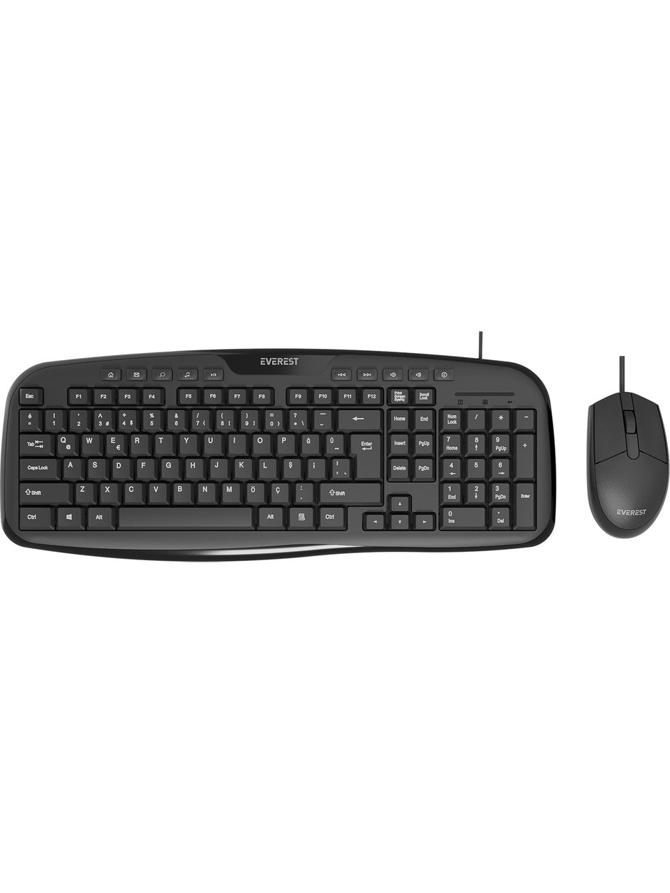 Everest UN-795 Kablolu Klavye Mouse Seti