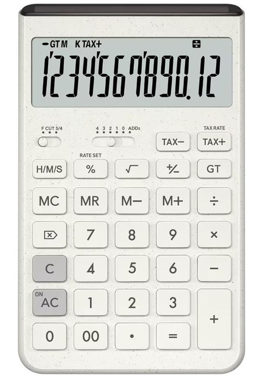 Casio JT-200T-WE 12 Hane Beyaz Masa Üstü Hesap Makinesi