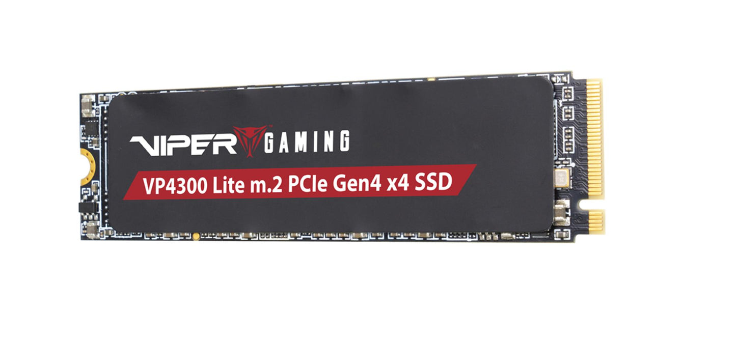 Patriot 1TB Viper VP4300 Lite 1TB 7400-6400MB-s Gen4 x4 NVMe M.2 SSD Disk (VP4300L1TBM28H)