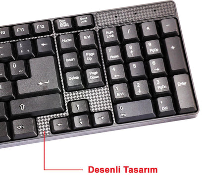 Elba EK-020 F Usb Siyah Türkçe Kablolu Standart Klavye (1.8Mt Kablo Uzunluğu)