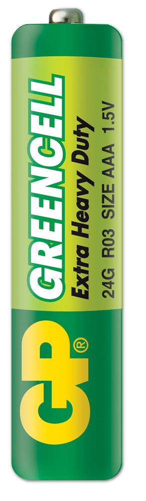 GP Greencel R03 AAA Boy İnce Çinko Kalem Pil 4'lü Paket GP24G-U4