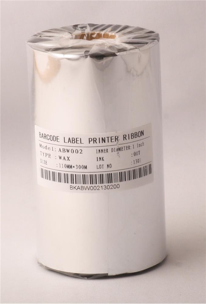 OEM Ribbonsan RB00007 WX-10FBK 110-450MT Wax Ribbon